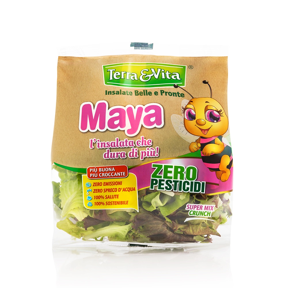 MAYA<br/>l'insalata che dura di più MAYA<br/>l'insalata che dura di più
